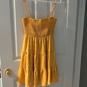 Yellow Tiered Sundress